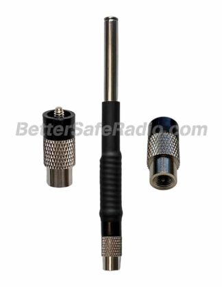 Smiley Antenna 46516A GMRS 465MHz 6-9dBd Gain 5–18in Telescoping 50W SMA-Male Antenna