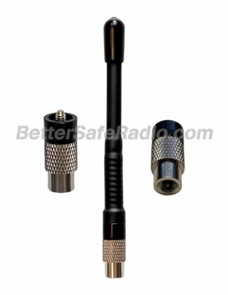 Smiley Antenna 46526A GMRS 465MHz 6dBd Gain 5/8 Wave 4in Slim Duck 50W SMA-Male Antenna