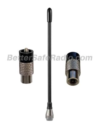Smiley Antenna 46540A GMRS 465MHz 3dBd Gain 6in Slim Line Whip 50W SMA-Male Antenna