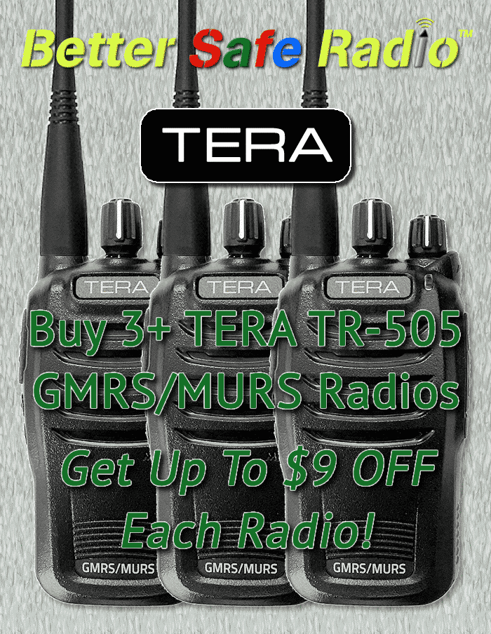 Buy 3+ TERA TR-505 Radios & Get Up To $9 OFF Each Radio!