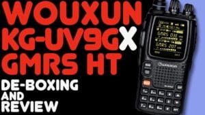 Review of the new Wouxun KG-UV9GX GMRS radio.